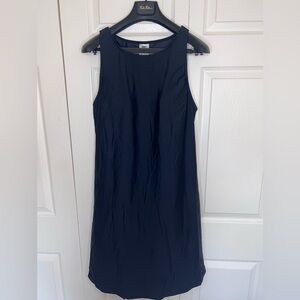 Lands' End women’s High neck swim dress swimsuit Sz 18w black NWOT